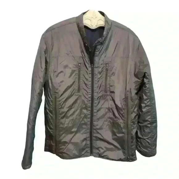 Men’s Jacket Size M Multi-Pocket Casual Zip - Picture 3 of 6